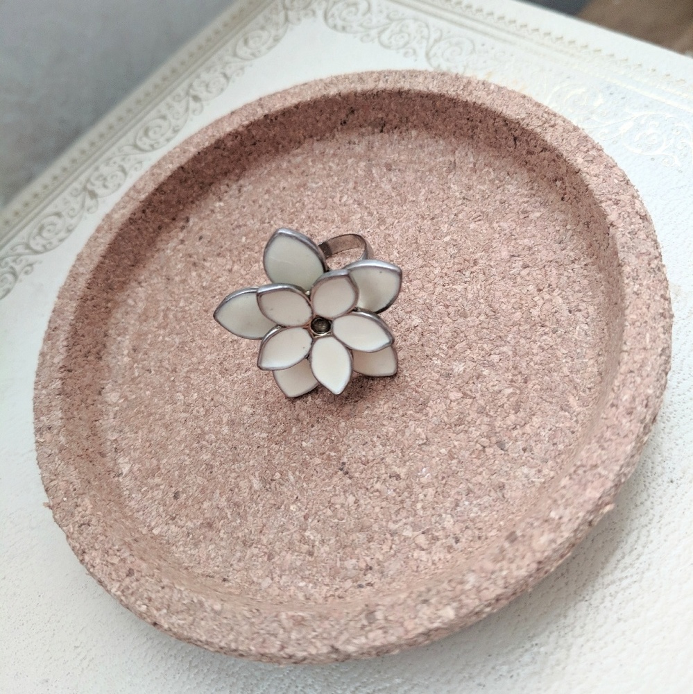 Vintage Flower Statement Ring